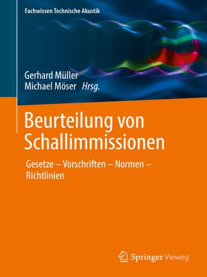 cover image of Beurteilung von Schallimmissionen
